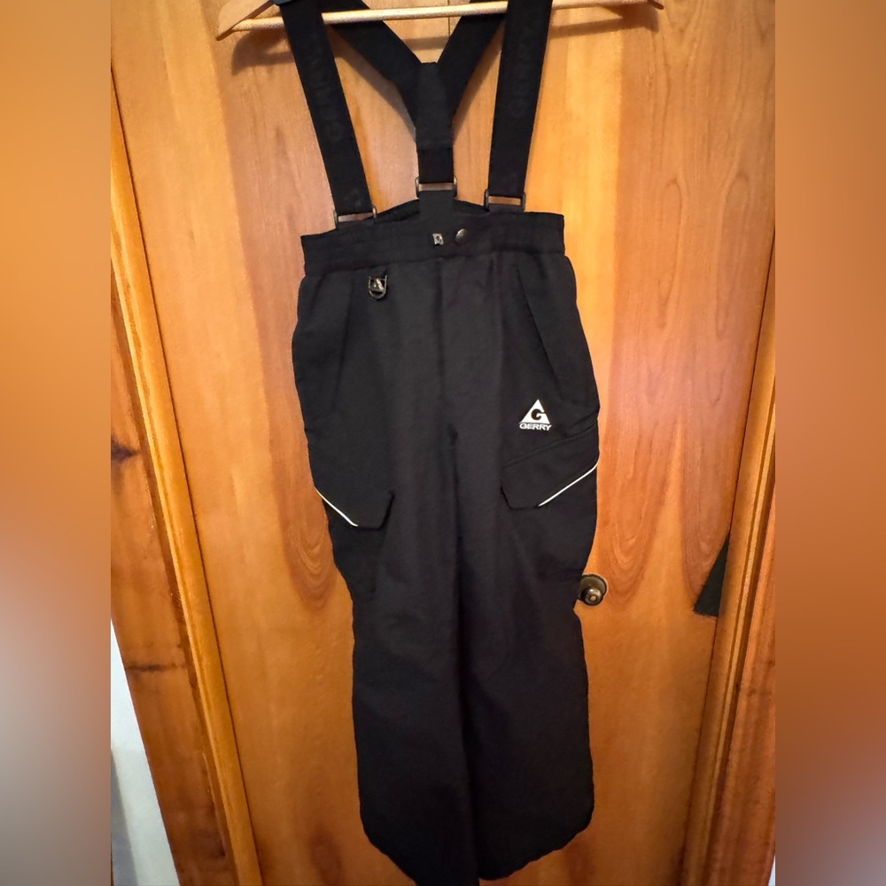 Gerry Performance Snow Pants with Removable Suspenders Black Size M -10/12